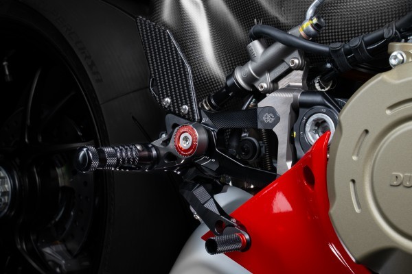 Gilles Tooling MUE2 Adjustable Rearsets | Ducati Panigale V4